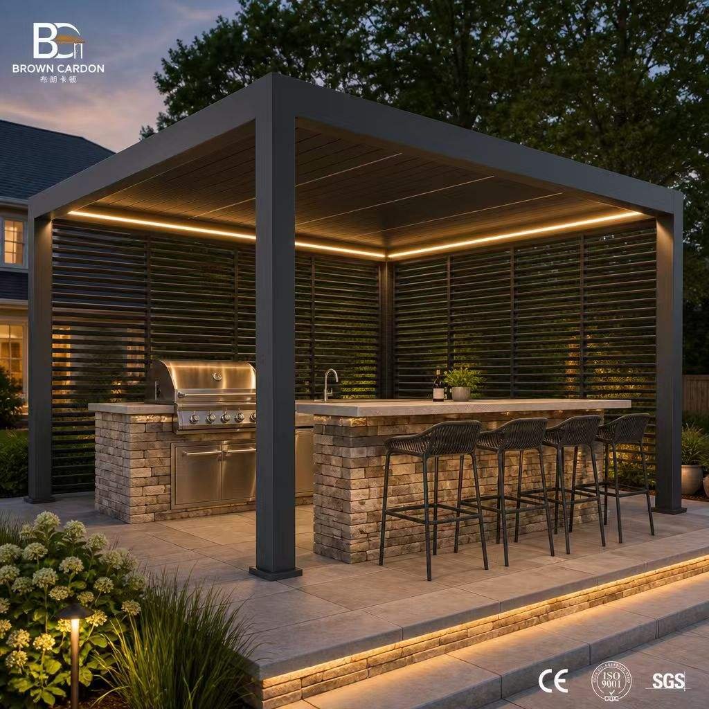 BC-173 aluminium pergola, product image 2