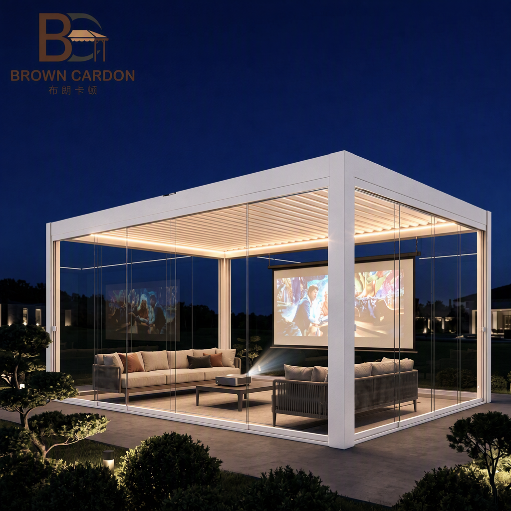BC-180 aluminium pergola, product image 1