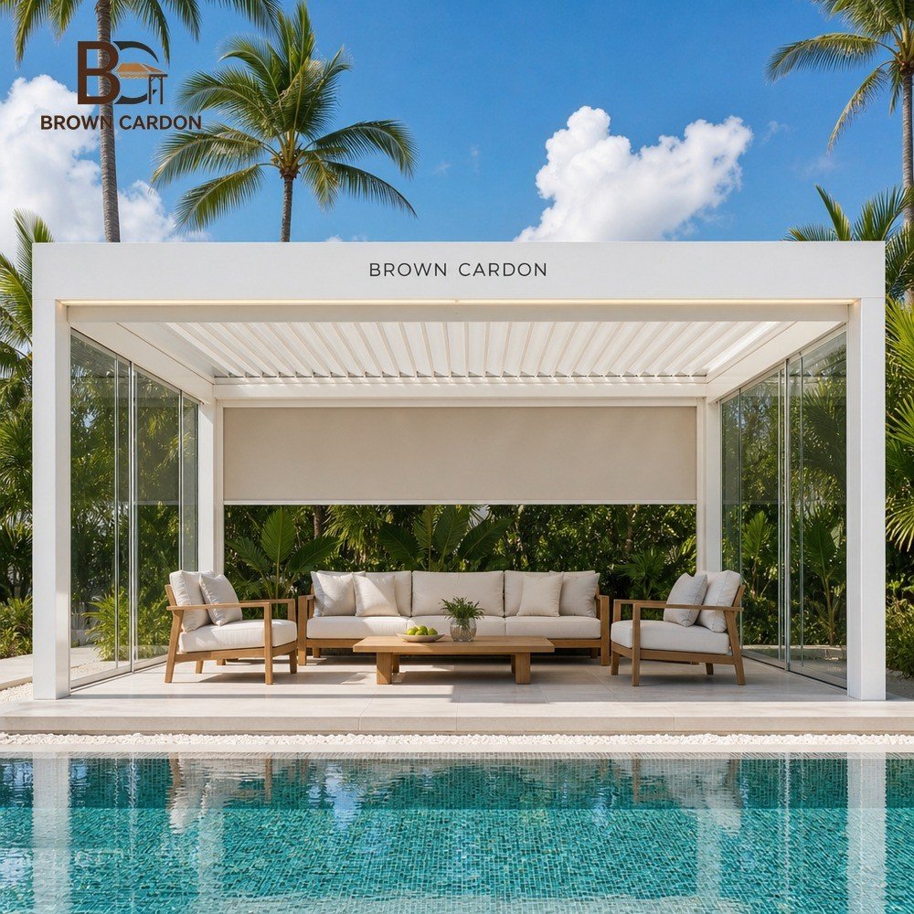 BC-173 aluminium pergola, product image 1